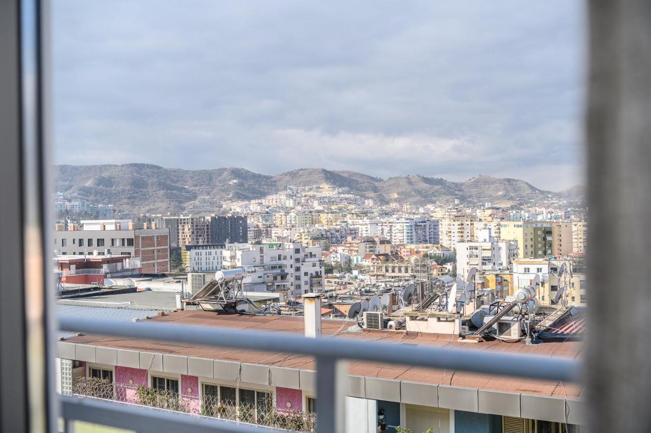 Miku Apartments-Luxury City View At Wilson Square 地拉那 外观 照片