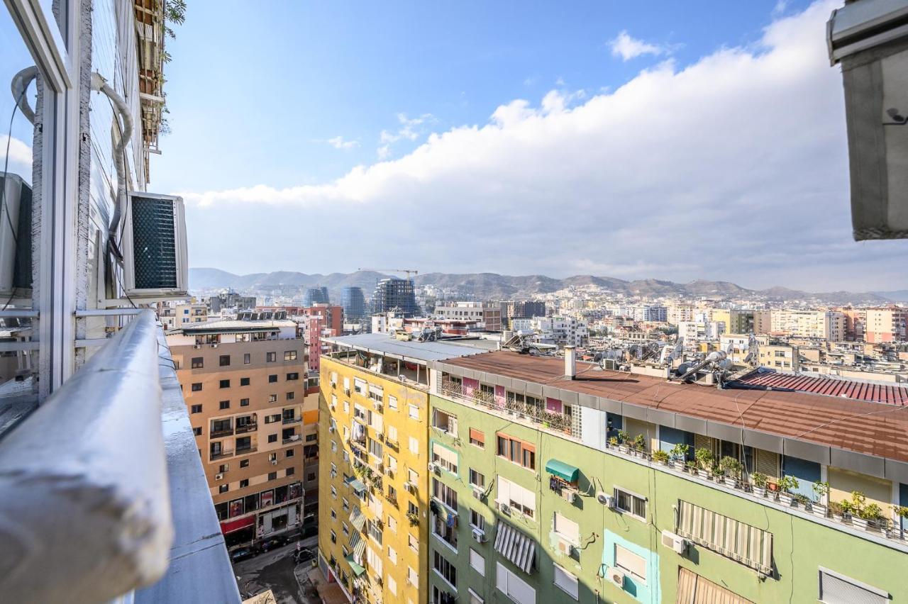 Miku Apartments-Luxury City View At Wilson Square 地拉那 外观 照片